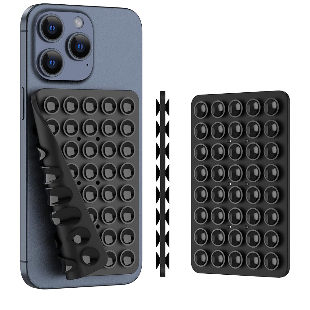 ZORBES® 2PCS Double Sided Silicone Suction Phone Holder Mount, ZORBES® 2PCS Double Sided Silicone Suction Phone Holder Mount,